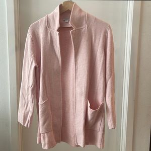 J. Crew Factory Sweater Blazer Light Pink